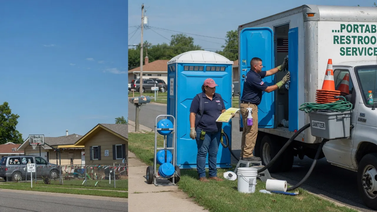 Porta Potty Rental in Sandoval, IL near me